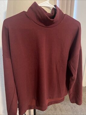 Caslon Burgundy Cowl Neck Sweater